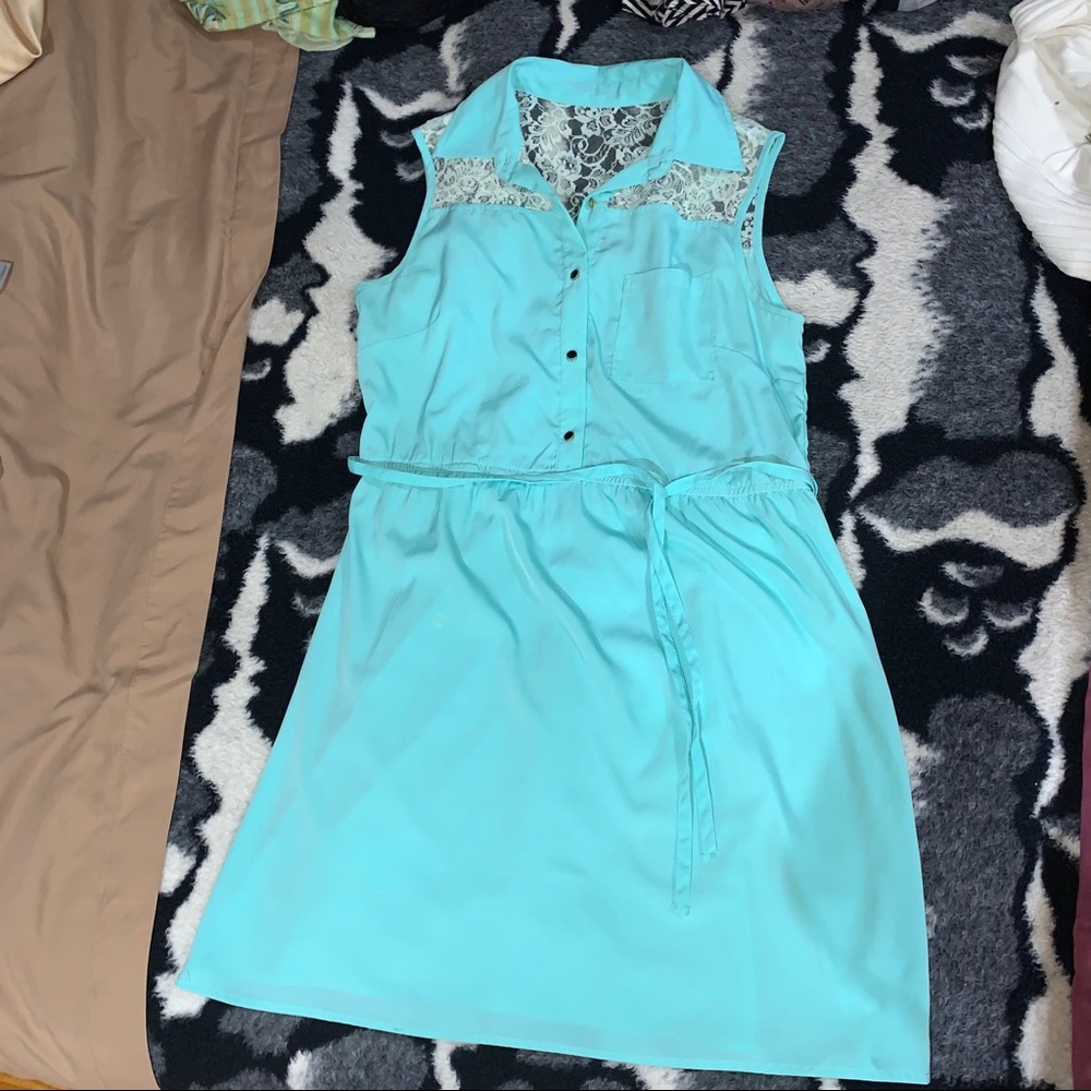 Blue Casual Dress